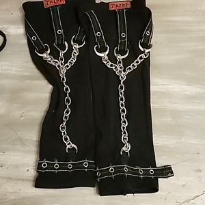 Vintage Tripp arm warmers with chains